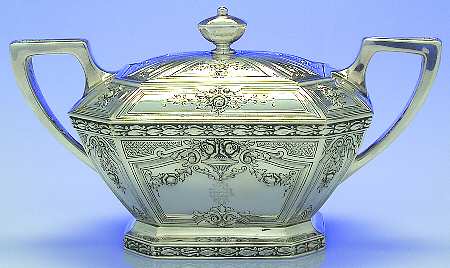 041 (Sterling, Hollowware) Sugar Bowl & Lid