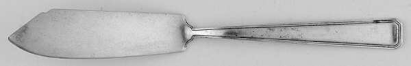 Compton Thread (Sterling, 1950) Flat Handle Master Butter Knife by R. Blackinton & Co
