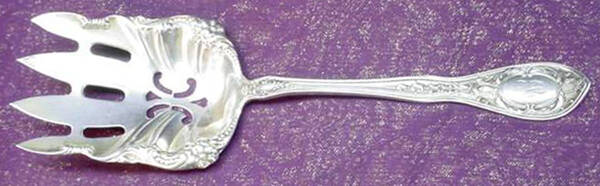 BAO2 (STERLING) Small Solid Fish Serving Fork