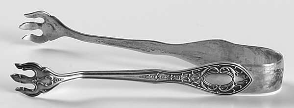 BAO2 (STERLING) Small Sugar Tongs