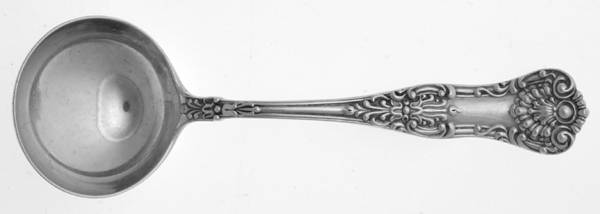 Queens (Sterling) Round Bowl Soup Spoon (Bouillon)