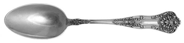 Queens (Sterling) Dessert/Oval Soup Spoon