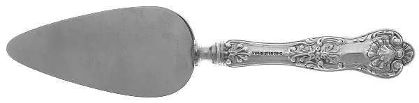 Queens (Sterling) Cheese Server with Stainless Blade