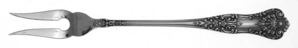 Queens (Sterling) Short Handle Pickle/Olive Fork