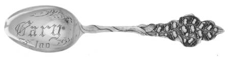 BMS27 (STERLING) Souvenir Spoon (Five O'Clock)