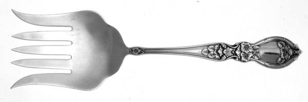 BMS28 (STERLING) Small Solid Fish Serving Fork