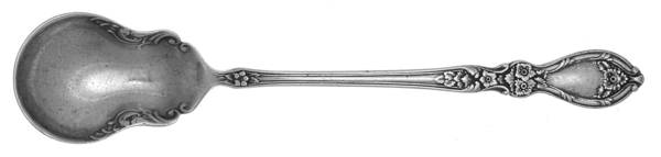 BMS28 (STERLING) Solid Honey Serving Spoon