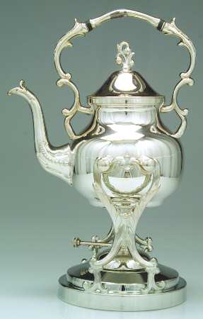BIM1 (Silverplate, Hollowware) Kettle, Stand & Burner