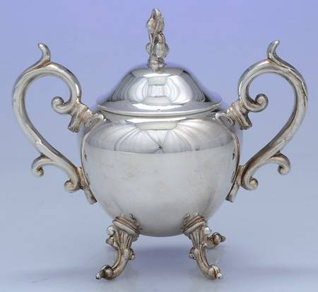 BIM1 (Silverplate, Hollowware) Sugar Bowl & Lid