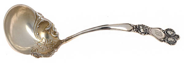 BMS30 (STERLING) Large Gravy Ladle, Solid Piece