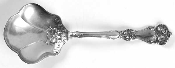 BMS30 (STERLING) Solid Nut Serving Spoon