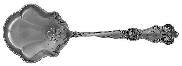 BMS30 (STERLING) Medium Solid Berry/Casserole Spoon