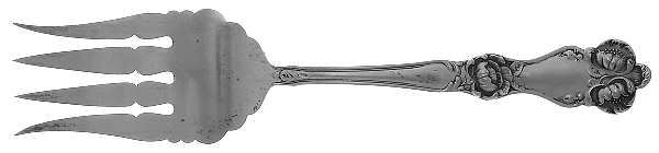 BMS30 (STERLING) Large Solid Cold Meat Serving Fork