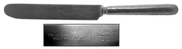 BZS2 (SILVERPLATE) Blunt Solid Knife
