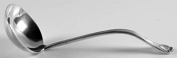 BIK3 (STERLING) Solid Soup Ladle
