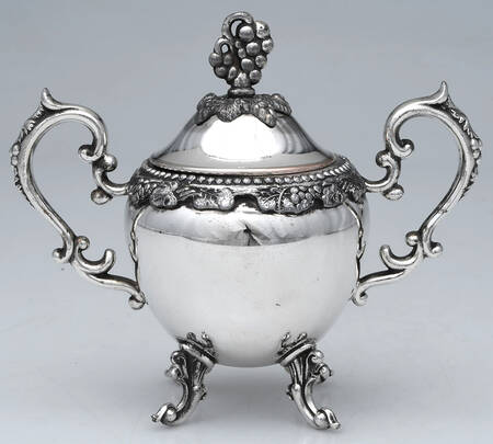 BIM6 (Silverplate, Hollowware) Sugar Bowl & Lid