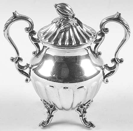 BIM7 (Silverplate, Hollowware) Sugar Bowl & Lid