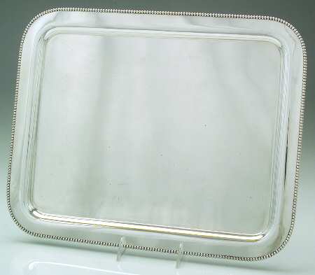 4005 (Silverplate, Hollowware) Large Silverplate Waiter Tray