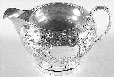 London-Engraved (Sterling, Hollowware) Creamer