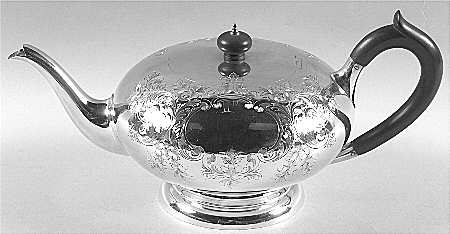 London-Engraved (Sterling, Hollowware) Teapot