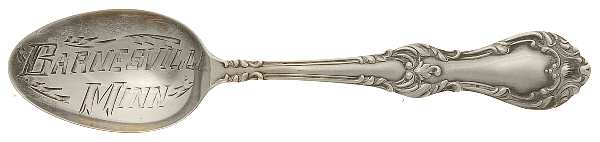 BMS32 (STERLING) Souvenir Spoon (Five O'Clock)