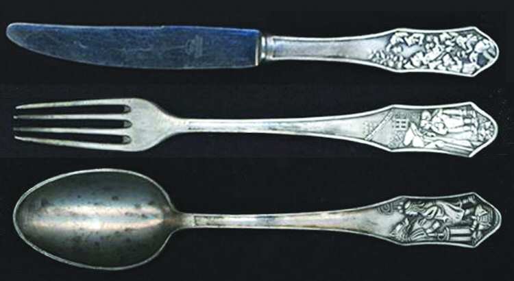 BEV7 (SILVERPLATE) 3 Piece Youth Set (Knife, Fork & Spoon)