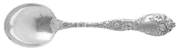 Thistle (Sterling) Small Short Handle Chocolate Spoon