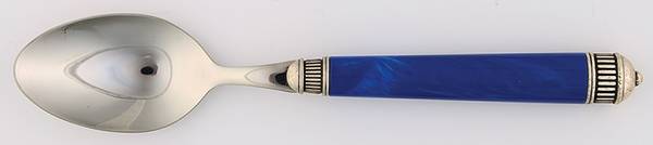 Opera-Blue (Stainless, Acrylic) Place/Oval Soup Spoon