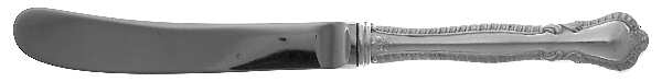 BIR15 (Sterling) Butter Spreader Hollow Hdl-Paddle/Stainless Blade