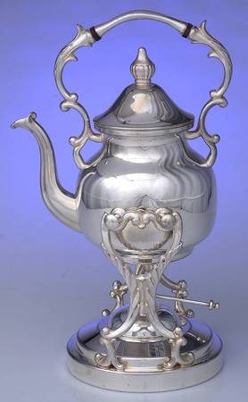 BIM9 (Silverplate, Hollowware) Kettle, Stand & Burner