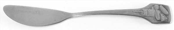 BSF14 (Stainless) Flat Handle Master Butter Knife
