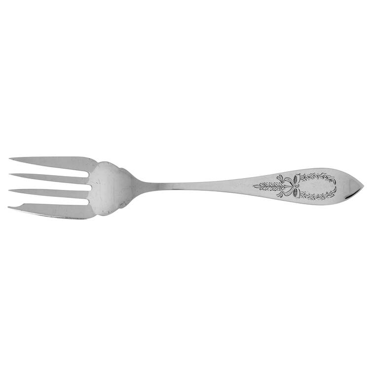 Tudor Wreath (Sterling) Individual Salad Fork