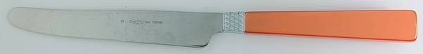 Diamante-Tangerine (Stainless, Acrylic) New French Hollow Knife