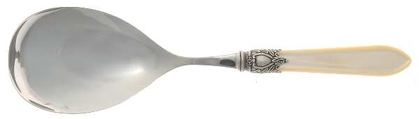 Oxford-Ivory (Stainless, Acrylic) Solid Serving Spoon