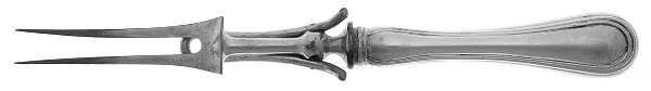 BIR17 (Sterling) Small Steak Carving Fork with Stainless Prongs