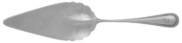 BIR17 (Sterling) Solid Pastry Server