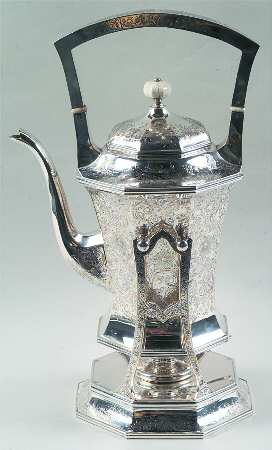 1285 (Sterling, Hollowware) Kettle, Stand & Burner