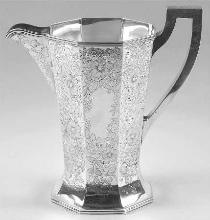 1285 (Sterling, Hollowware) Sterling Water Pitcher