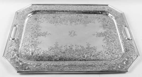 1285 (Sterling, Hollowware) Large Waiter Tray