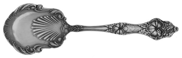 Landers No. 2 (Sterling, 1900, No Monograms) Small Sugar Shell Spoon