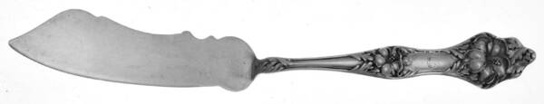 Landers No. 2 (Sterling, 1900, No Monograms) Flat Handle Master Butter Knife