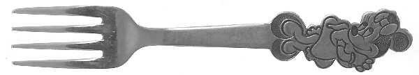 Walt Disney (Stainless) Youth Fork