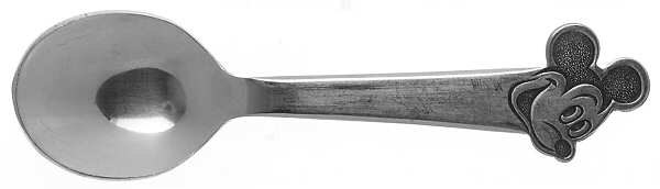 Walt Disney (Stainless) Spoon-Baby/Straight Handle