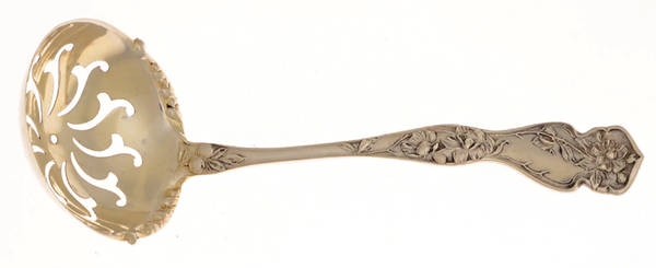 Cherry Blossom (Sterling, No Mono) Large Sugar Sifter