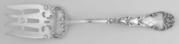 Azalia (Sterling) Small Solid Cold Meat Serving Fork