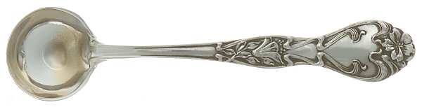 Azalia (Sterling) Master Salt Spoon