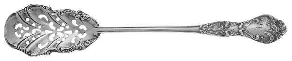 Azalia (Sterling) Pierced Bowl Short Handle Olive Spoon