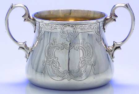 703 (Sterling, 1852, Hollowware) Sugar Bowl No Lid
