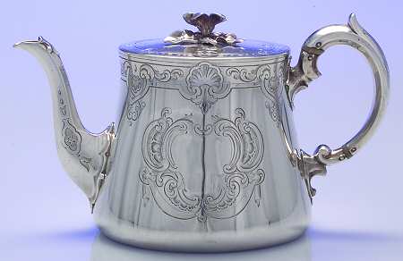 703 (Sterling, 1852, Hollowware) Teapot