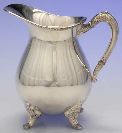 44A (Silverplate, Hollowware) Silverplate Water Pitcher